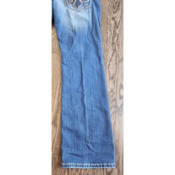 Affliction Men Jeans 38 Blue Denim Ace Distressed Straight Pockets Y2k 38x34 - Picture 16 of 16